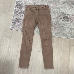 BDG Women’s Khaki Beige Soft Elastic Skinny Straight Leg Jean Pants Sz 26 x 30